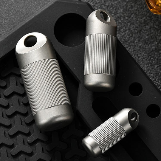 ADD-ONS：Titanium Waterproof EDC Pill Case
