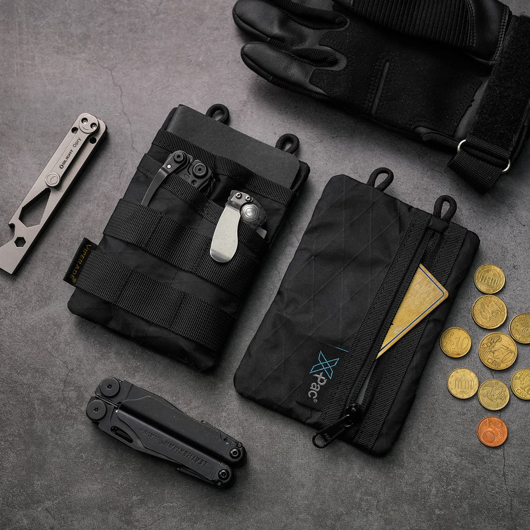 Pocketra:7-in-1 EDC Pouch – Mini Multi-Utility Wallet