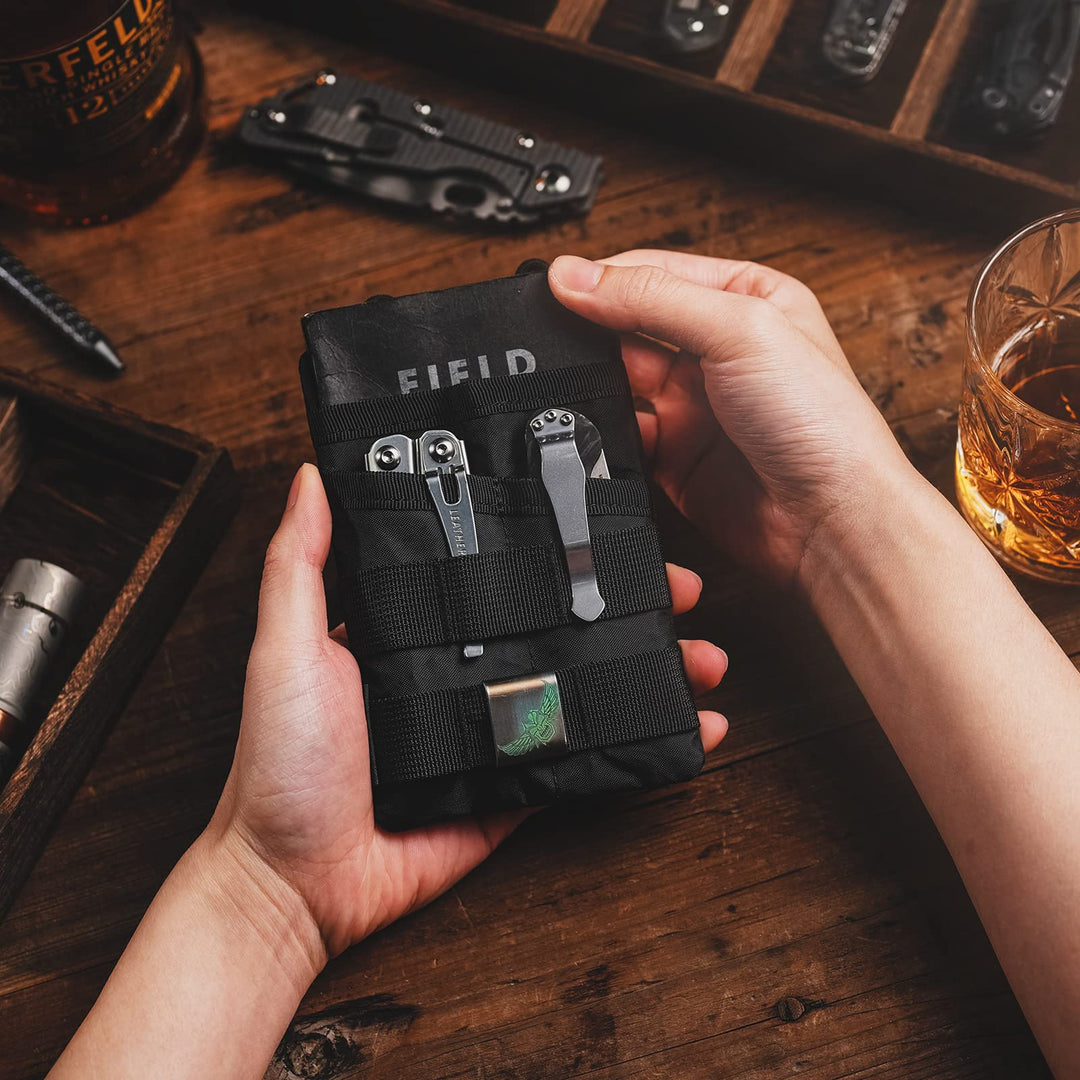 Pocketra:7-in-1 EDC Pouch – Mini Multi-Utility Wallet