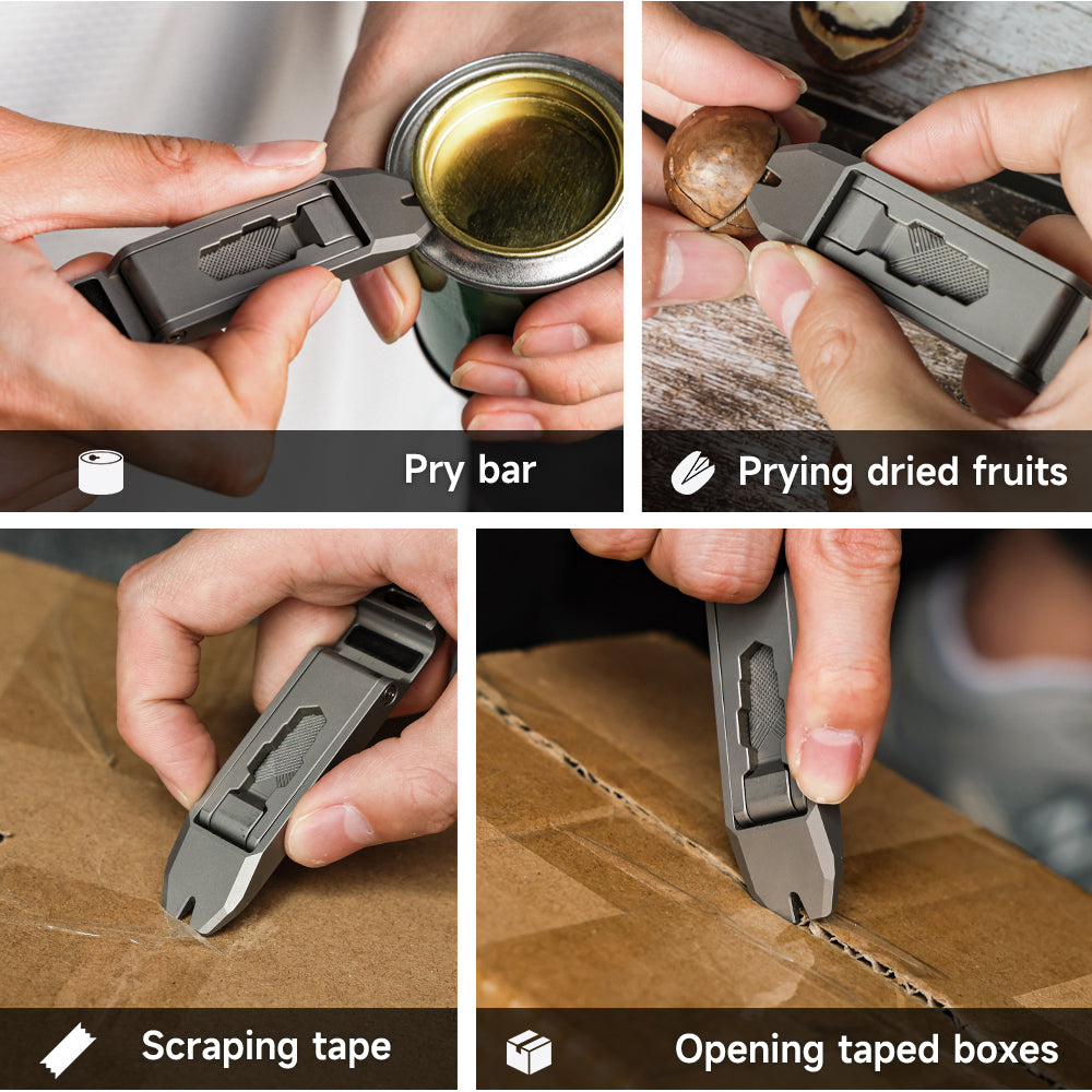 T-REX Stand:12-in-1 Titanium Foldable Phone Stand & EDC Tool