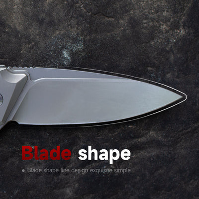 The Scarab Knife: Ti Handle & M390 Blade