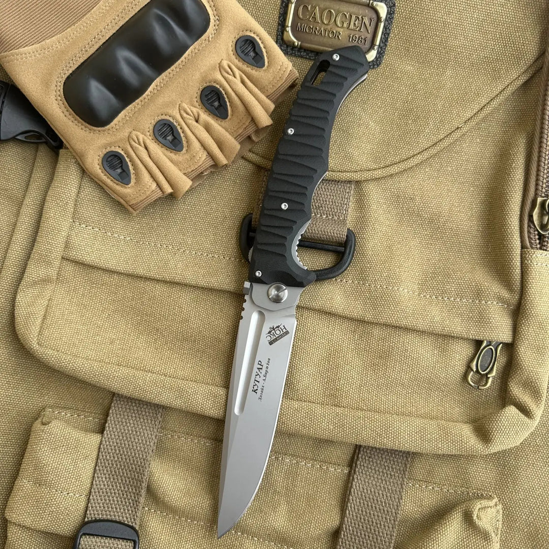 Shadow Ridge D2 Folding Knife – G10 Tactical EDC