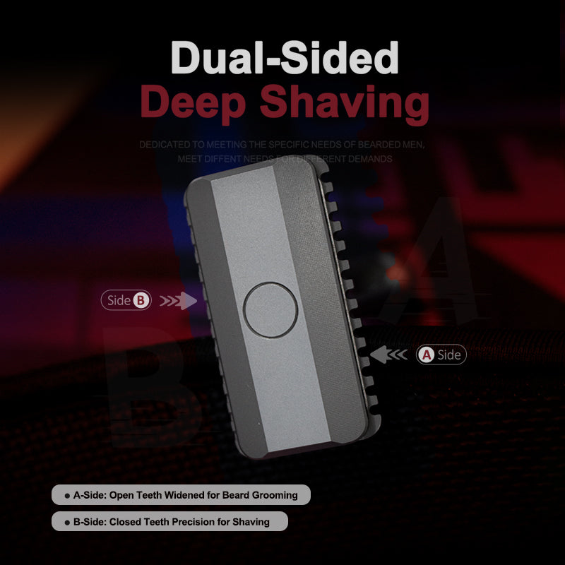 Titanium ModuRazor - Lightweight, Collapsible Razor for Portable Shaving