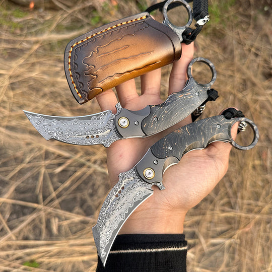 Tyrannosaur Claw | VG10 Damascus EDC Knife