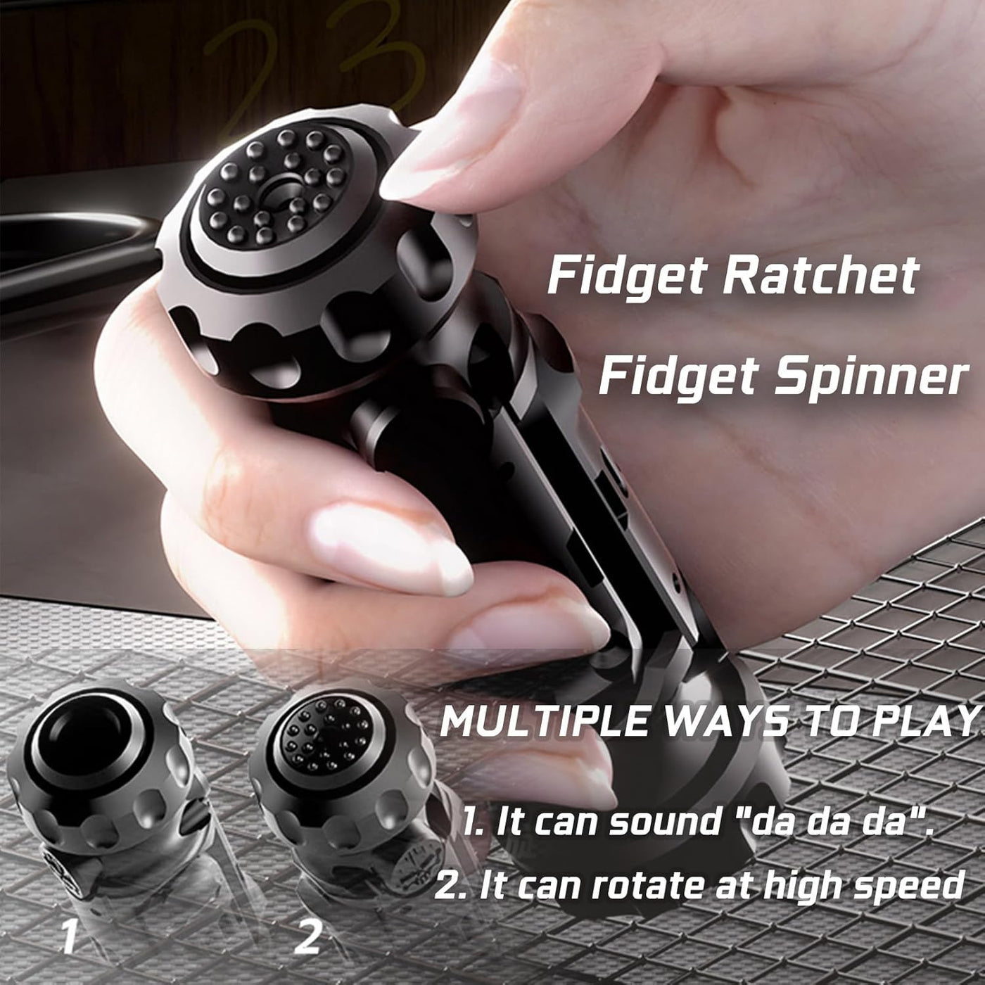 Projectile Spinner：Stainless steel Fidget Toys