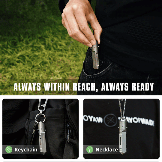Vaultik - Magnetic Quick-Release Titanium EDC Capsule