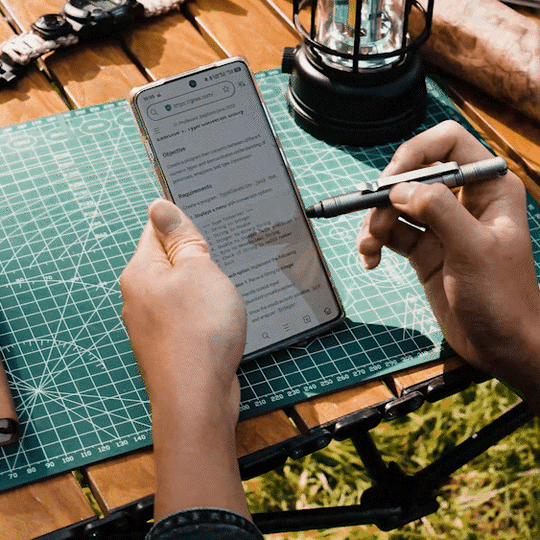 The OmniPen: Titanium Pocket Tool with 5 Smart Functions