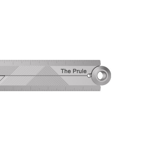 The Prule: Titanium Multifunctional EDC Foldable Ruler