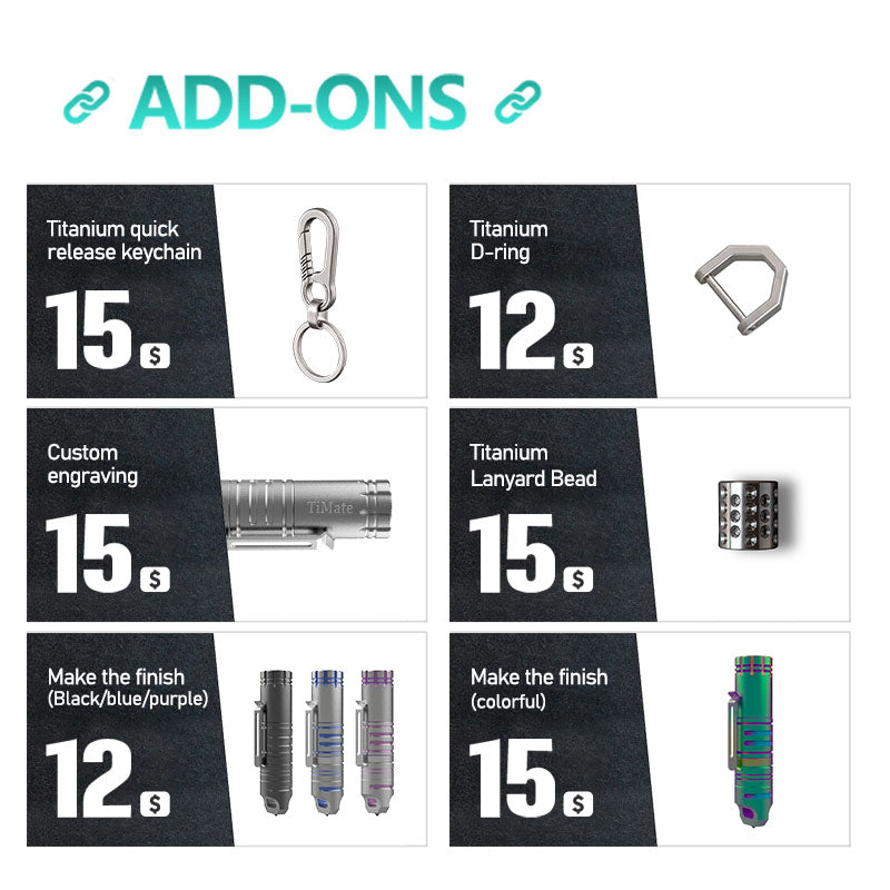 Der Wegfinder: Wiederaufladbare Taschenlampe aus Titan