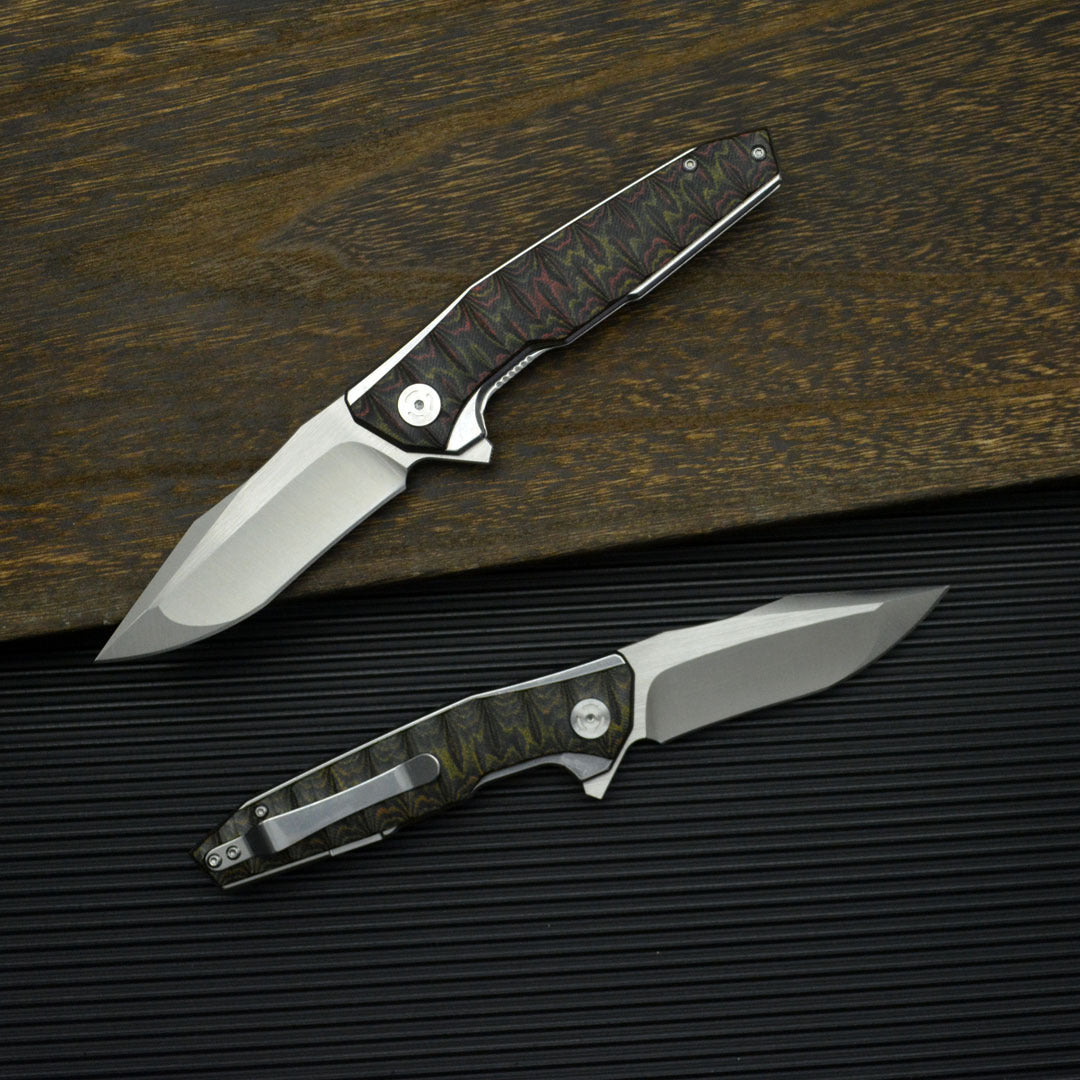 Python Army Knife Python D2 Heavy-Duty Folding Knife β G10 Tactical Survival Blade β Edctitan