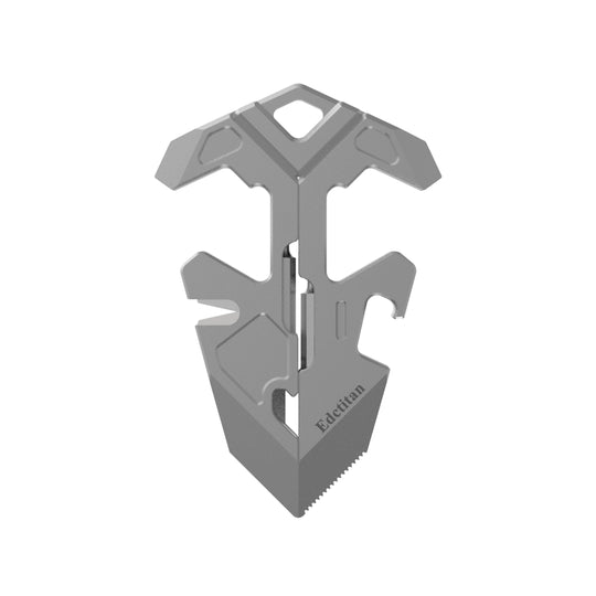 V-Stand: Titanium Multi-Tool Phone Stand for EDC