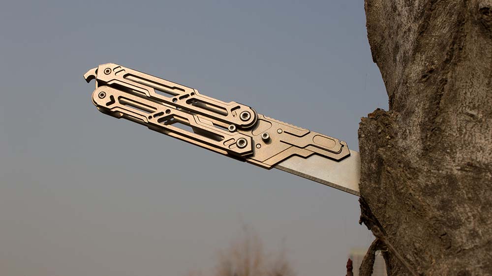 BladeWing: Titanium Butterfly Trainer Knife