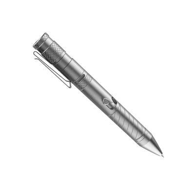 BoltLite: Titanium Pen, Flashlight & Pry Bar in One