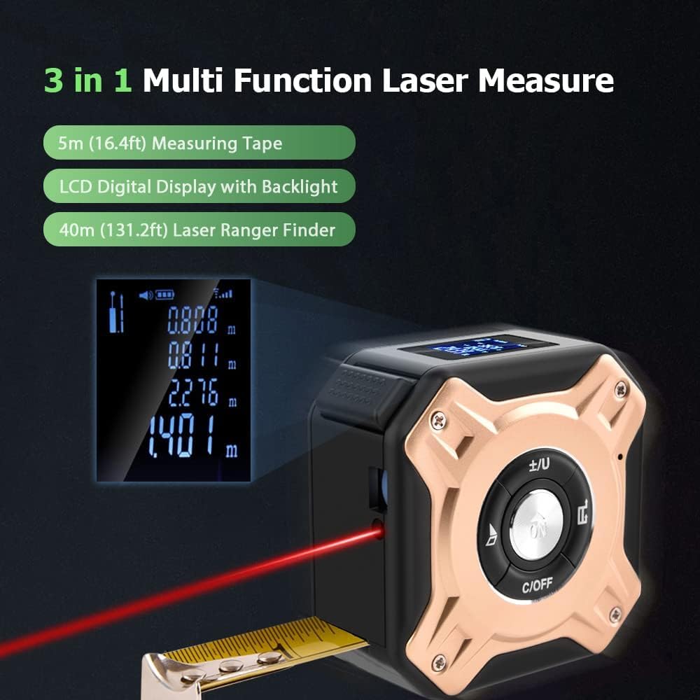 DistoRay：2 in 1 Digital Laser Tape Measure