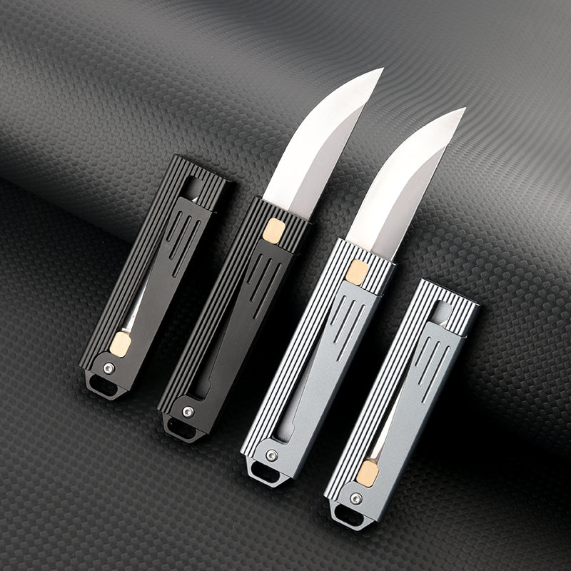 Gravity Flick – Tactical D2 Steel EDC Knife with Aluminum Handle