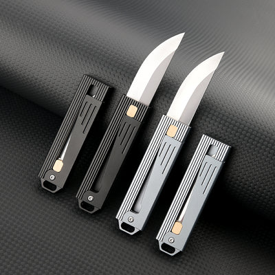 Gravity Flick – Tactical D2 Steel EDC Knife with Aluminum Handle