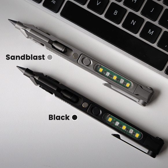 SwitchX - The Transformable Modular Titanium Flashlight Pen