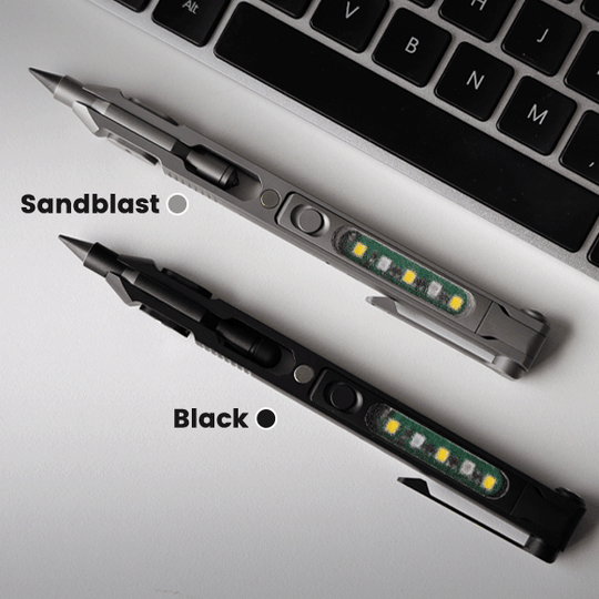 SwitchX - The Transformable Modular Titanium Flashlight Pen