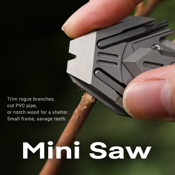 The Flounder 3.0 - Titanium EDC All-in-One Pendant