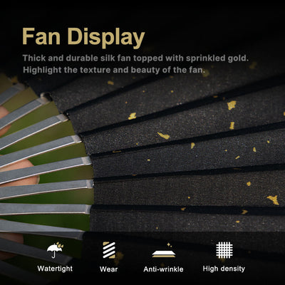 The Galaxy: Titanium EDC Kung Fu Folding Fan// Emergency Tool