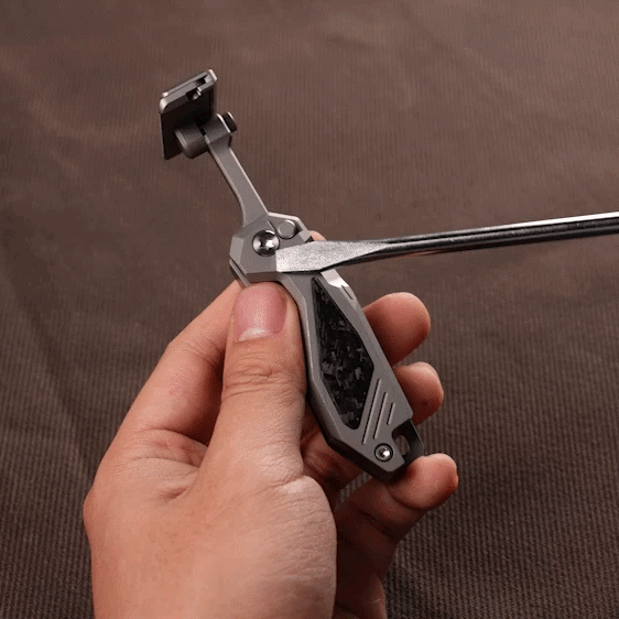 FoldRazor: A Titanium Folding Razor Inspired by EDC Tool