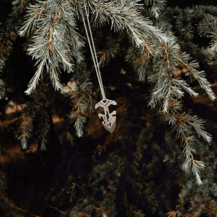 V-Stand: Titanium Multi-Tool Phone Stand for EDC