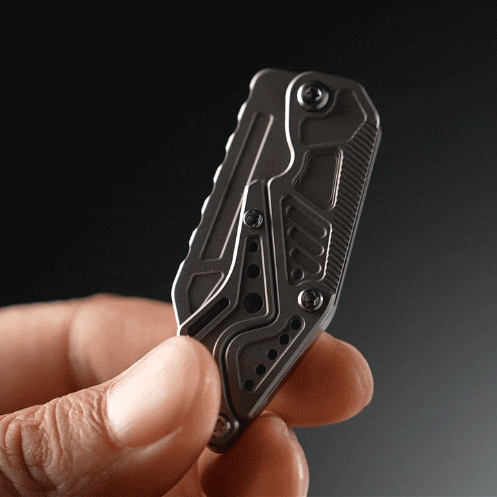 LINKFIN: A Compact Sliding-Link Knife for Everyday Use
