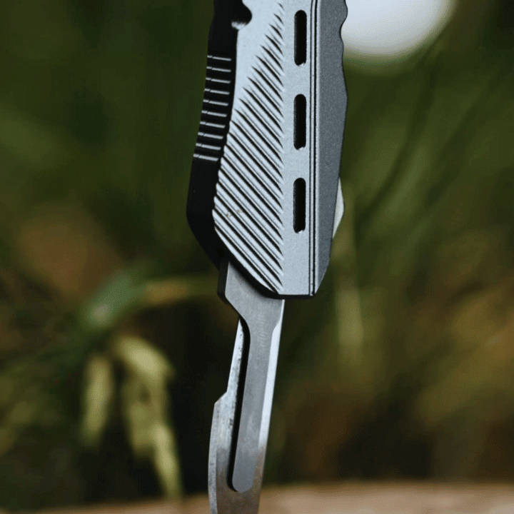 SwiftMamba | Quick-Deploy EDC Utility Knife – CNC Machined Scalpel Folder