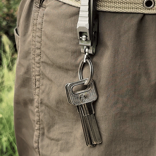 K-Smart 4.0 - Titanium Quick-Release Keychain Reinvented