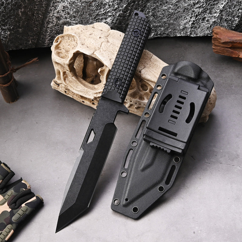 The Vanguard : Outdoor Fixed Blade Knife Straight Knife