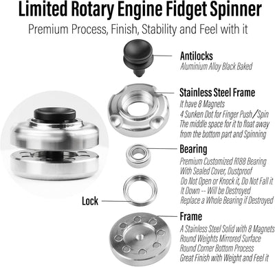 ScaleSpinner：Stainless Steel Fidget Spinner