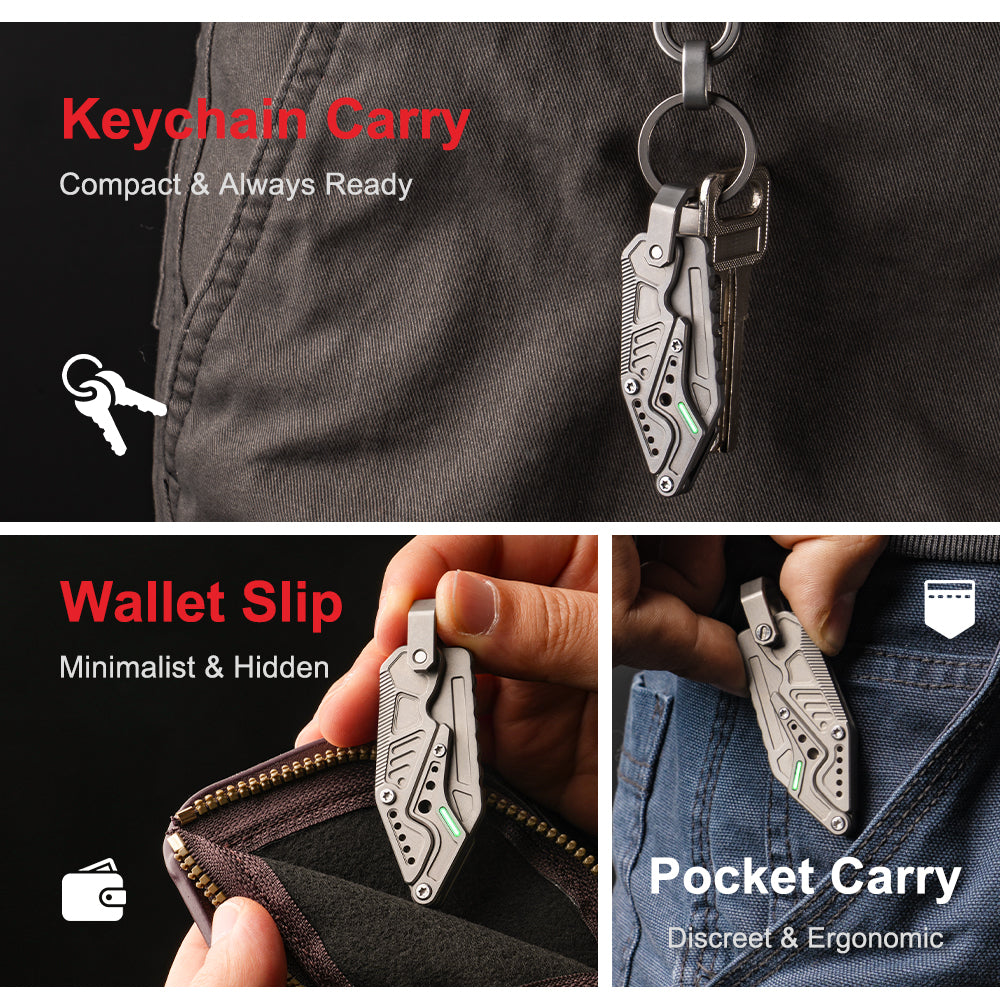 LINKFIN: A Compact Sliding-Link Knife for Everyday Use