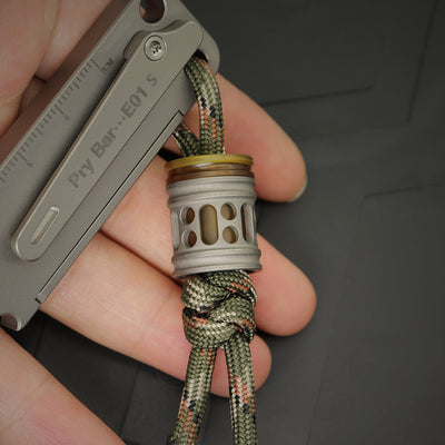 ADD ONS : Titanium PEI 2 in 1 Knife Pendant (Free paracord)