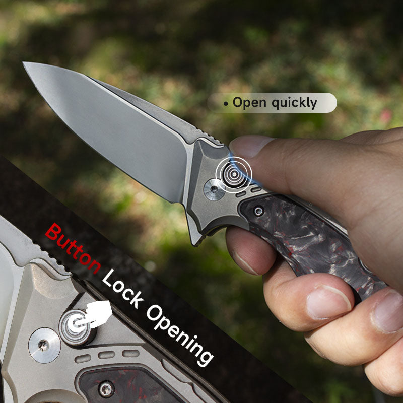 The Scarab Knife: Ti Handle & M390 Blade