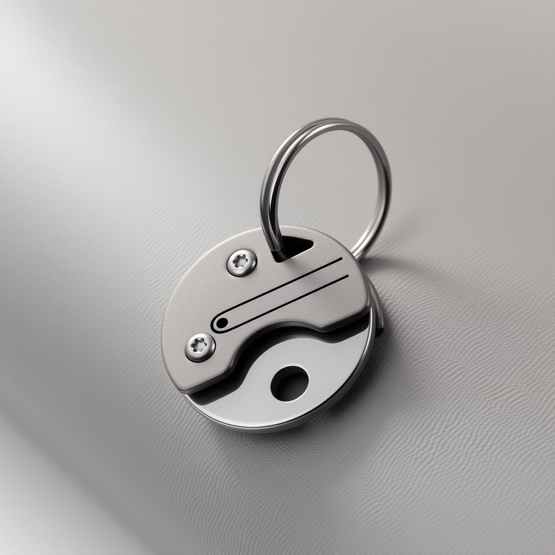 Zero-Bulk:Ultra Mini Titanium Pocket Keychain EDCFolding Knife
