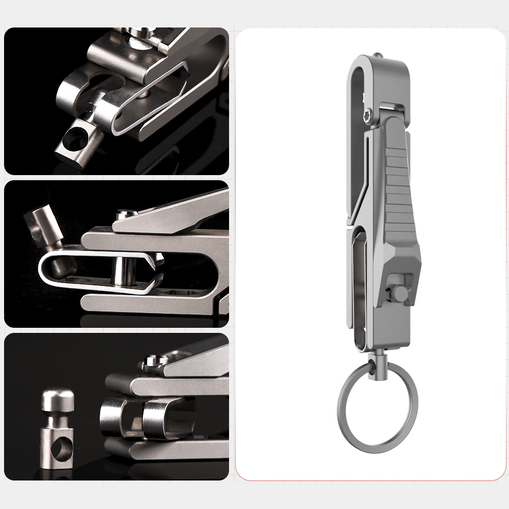 K-Smart 4.0 - Titanium Quick-Release Keychain Reinvented