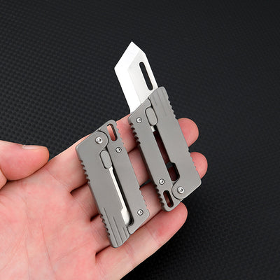 The Flick Ninja: Titanium Alloy Mini Knife with Unique Opening