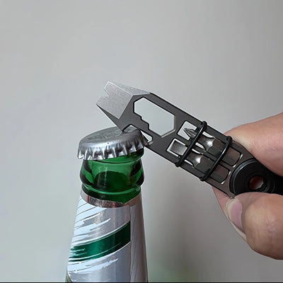 Titanium Falcon EDC Multi-Tool – Ultra-Light Ratchet Pry Bar & Dual Bits