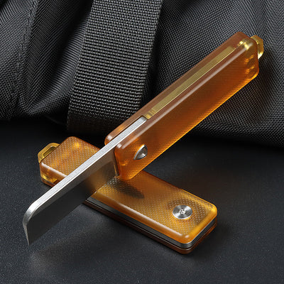 TiSpin Blade — Titanium Magnetic Fidget Utility Knife