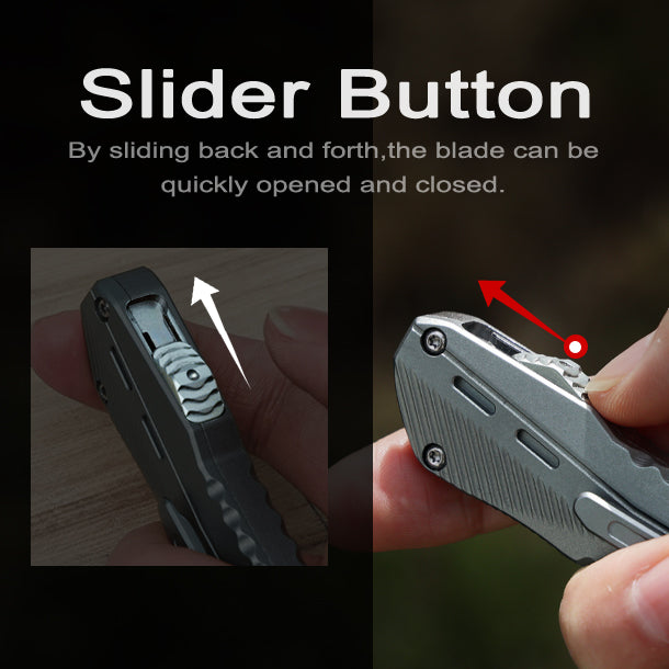 SwiftMamba | Quick-Deploy EDC Utility Knife – CNC Machined Scalpel Folder