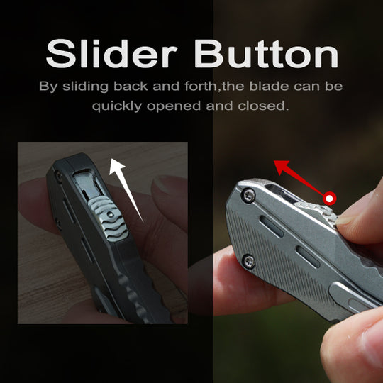 SwiftMamba | Quick-Deploy EDC Utility Knife – CNC Machined Scalpel Folder