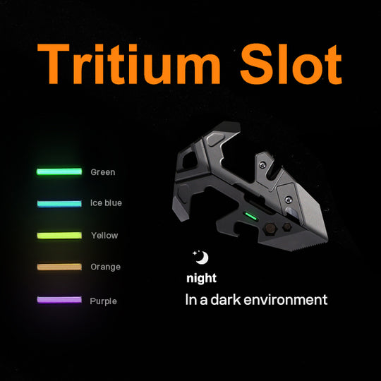 V-Stand: Titanium Multi-Tool Phone Stand for EDC