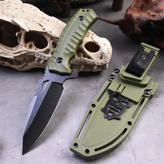 Alpine Mountaineer: Ultimate All-in-One Survival Knife System | 8Cr13MoV Steel & Fire Starter Kit