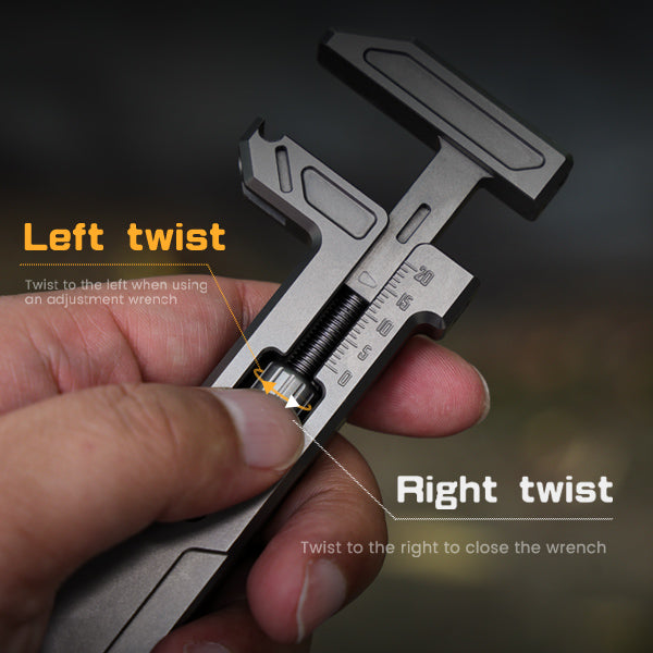 The OmniPro Wrench - Titanium Multi-Tool for Everyday Carry