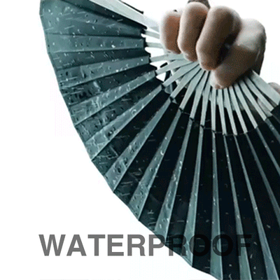 The Galaxy: Titanium EDC Kung Fu Folding Fan// Emergency Tool