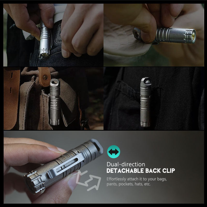 The Wayfinder: Titanium Mutil Rechargeable Flashlight