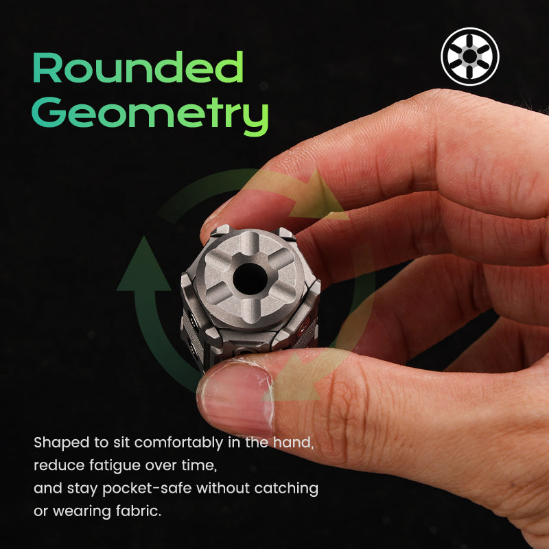 TiSpinx II: A Modular Titanium EDC Spinner Pendan