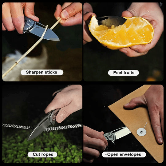 The Cicada Knife: Ti Handle with M390 Blade EDC Knife