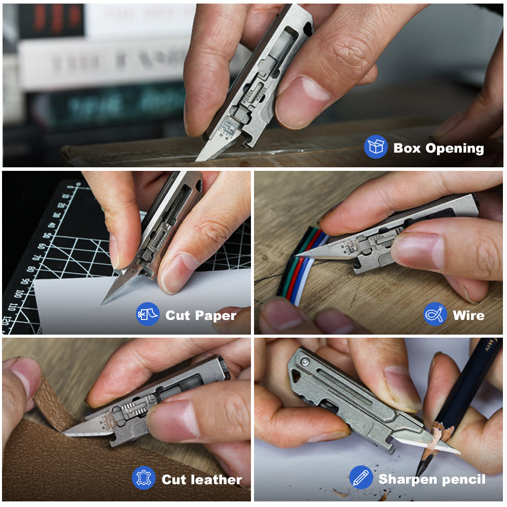 Mini Master - Micro Titanium Keychain Knife & EDC Multitool