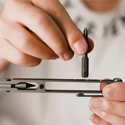 SwitchX - The Transformable Modular Titanium Flashlight Pen